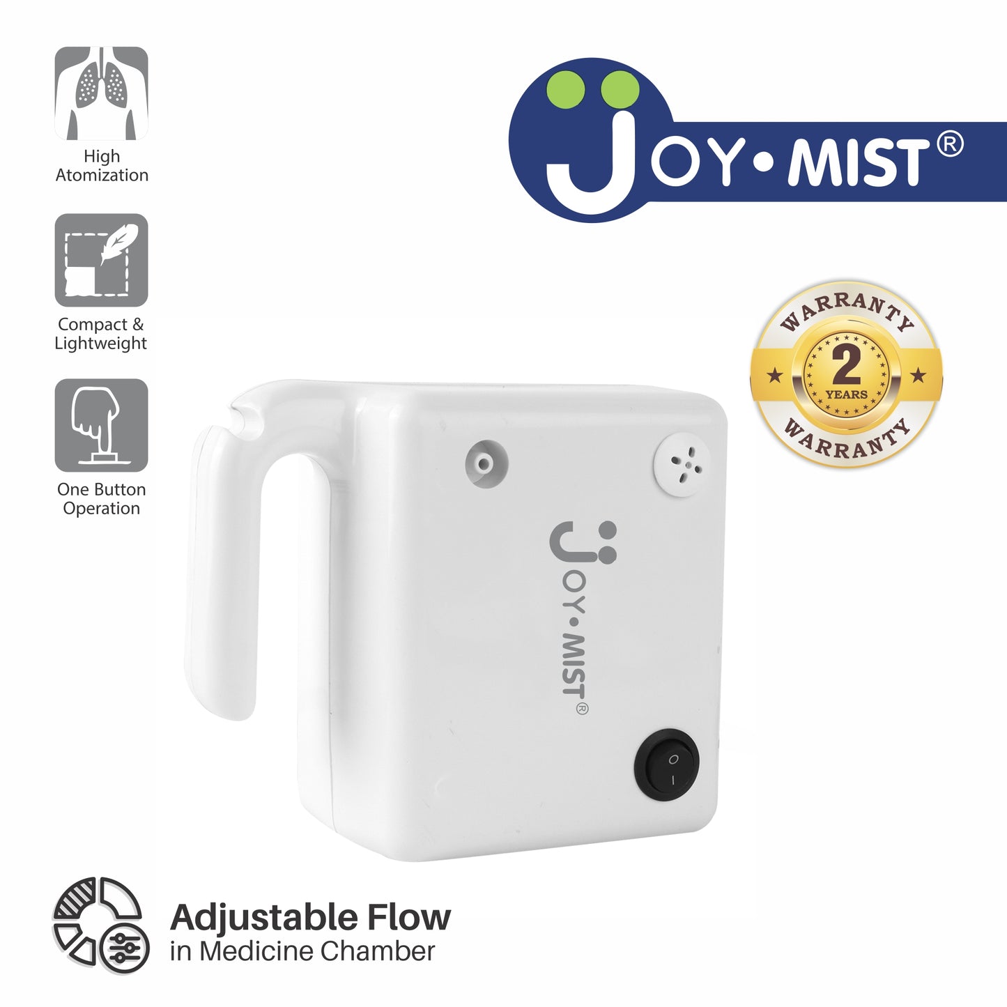 JOYMIST Mini Nebulizer Compressor Complete Kit Nebulizer with Child and Adult Masks