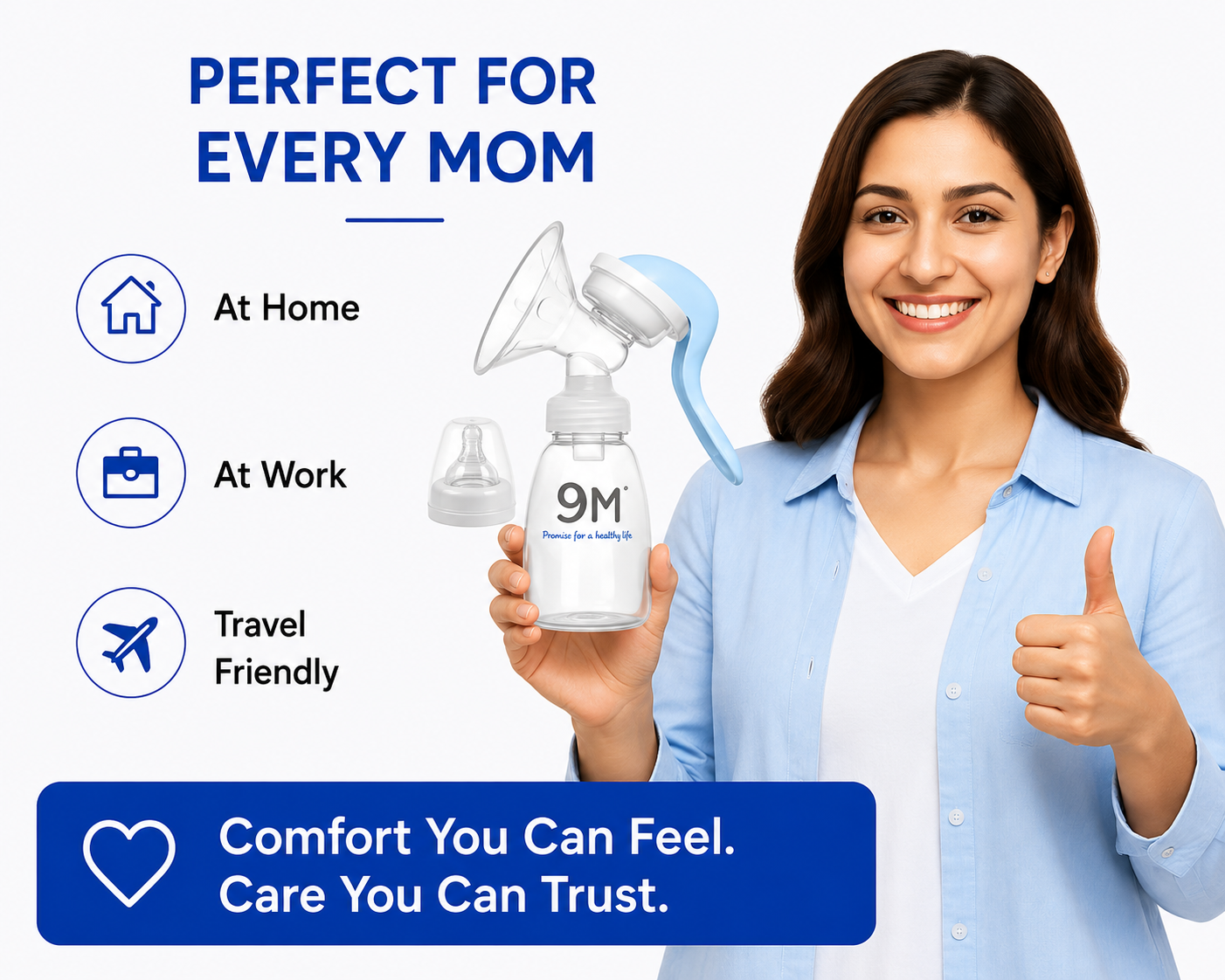 9M MANUAL BREAST PUMP