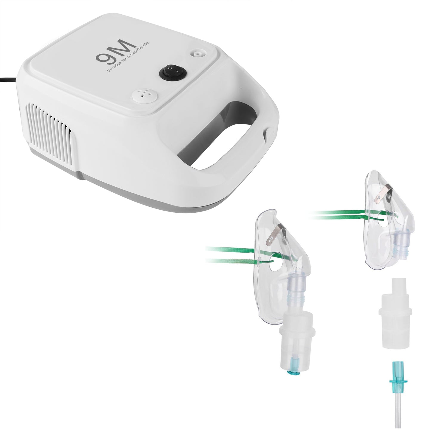 9M Advance Nebulizer Compressor Complete Kit Nebulizer with Child and Adult Masks