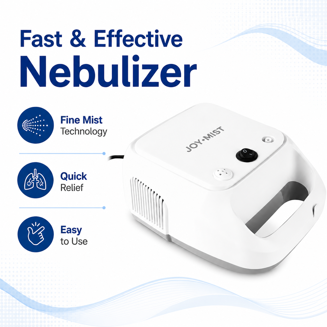 Joynist Advance Nebulizer Compressor Complete Kit Nebulizer with Child and Adult Masks