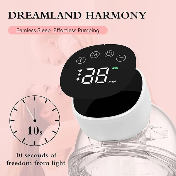 9M Electric Breast Pump (Wearable) with bottle