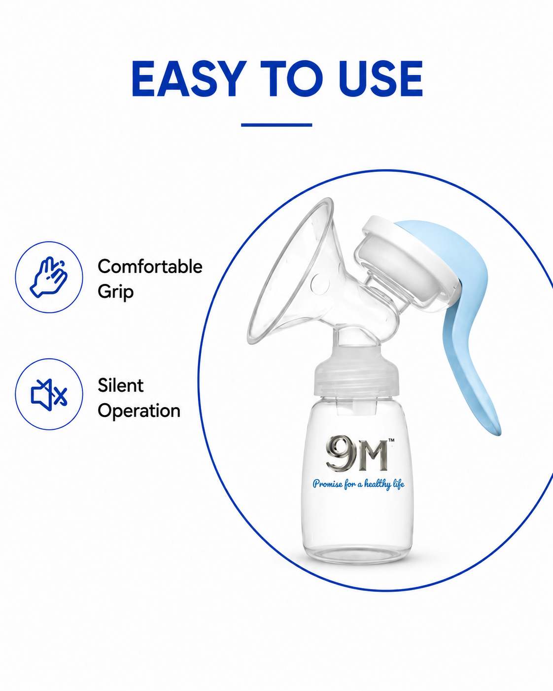9M MANUAL BREAST PUMP