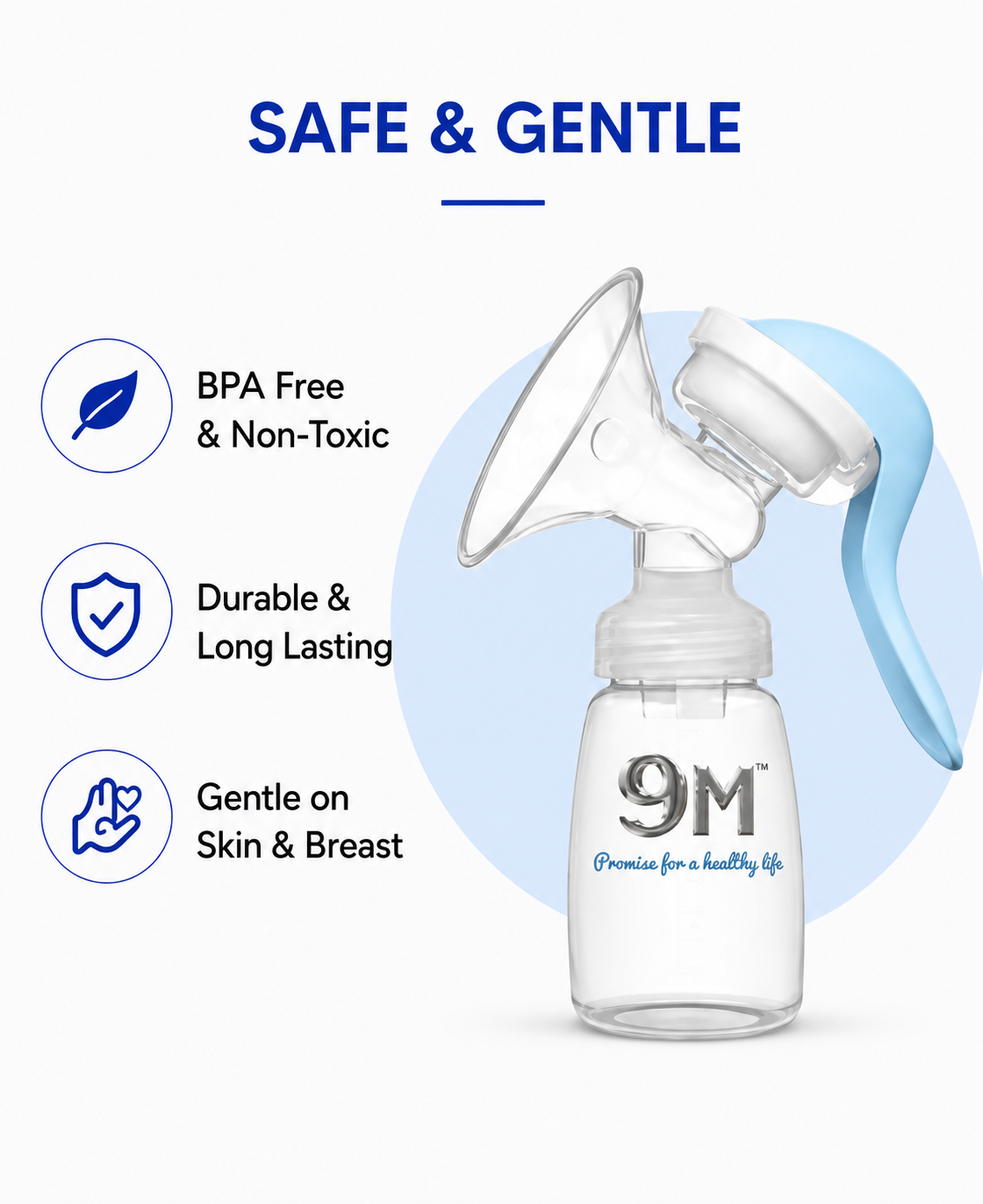 9M MANUAL BREAST PUMP