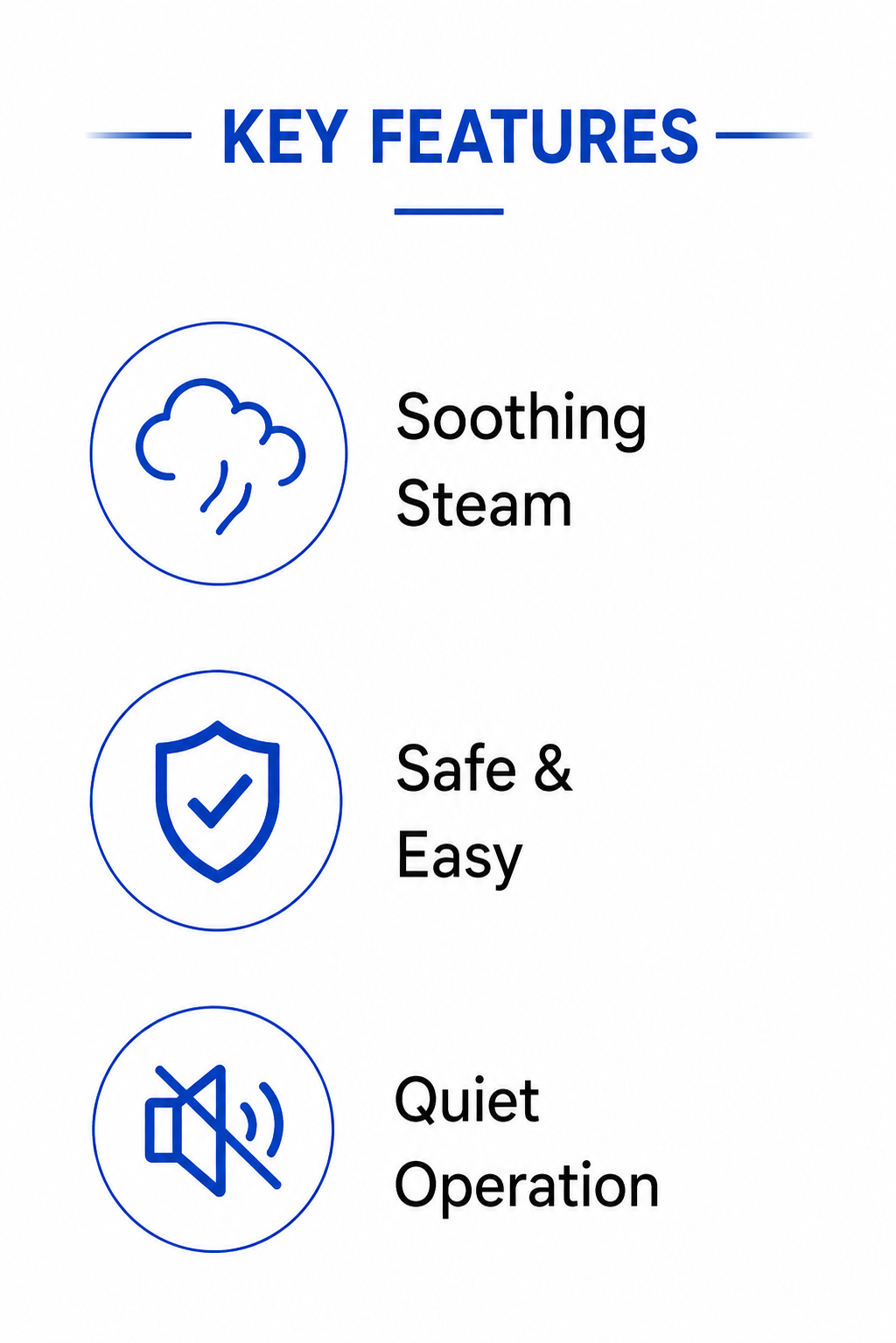 9M Steamo 1 Vaporizer Inhaler Machine, Facial Steamer and Steam Inhaler for Cold, Cough & Sinus, Suitable for Men, Women & Kids