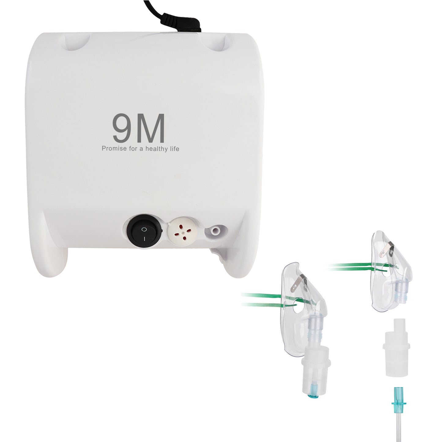 9M Pro Nebulizer Compressor Complete Kit Nebulizer with Child and Adult Masks