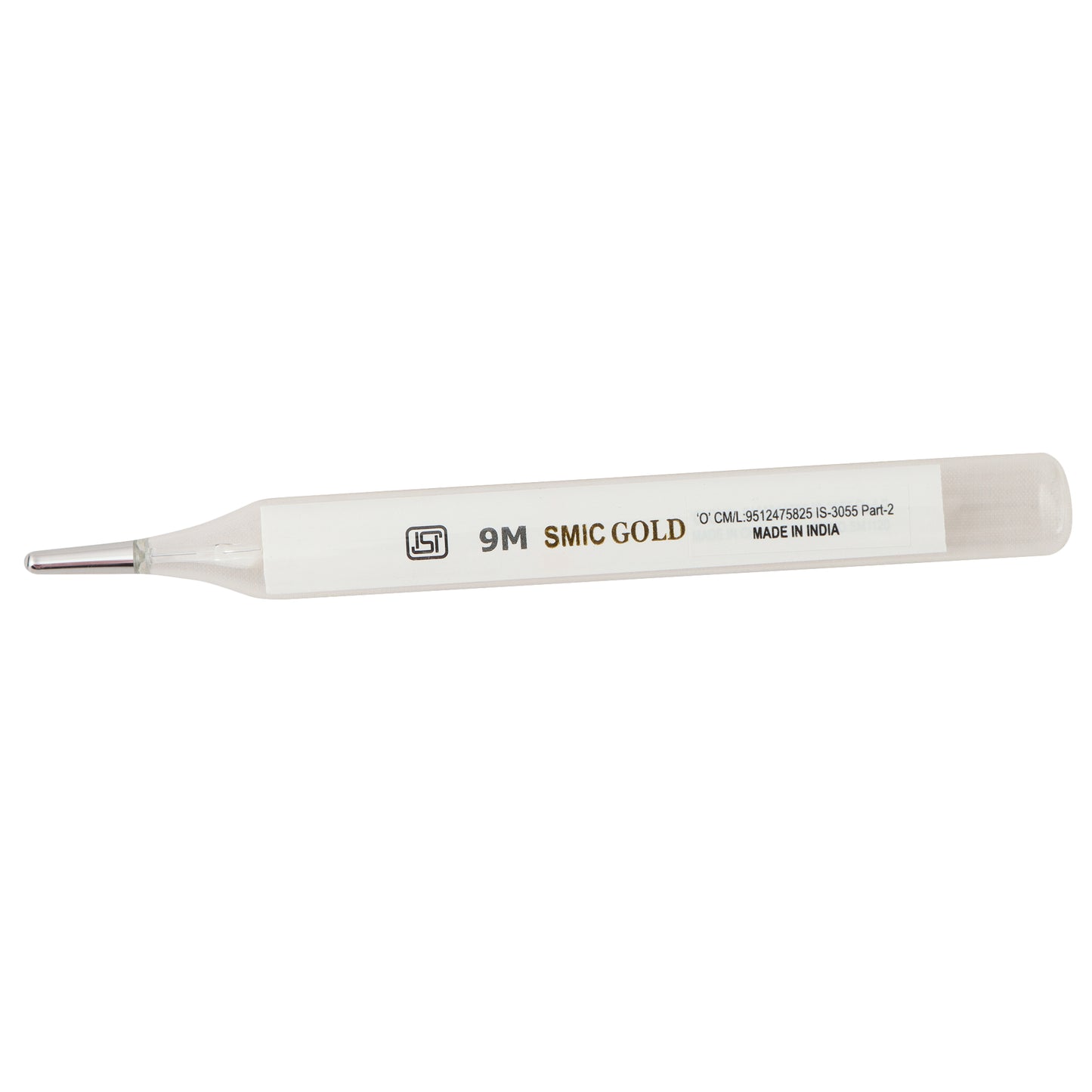 9M Oval Mercury Thermometer With Quick Measurement of Oral & Underarm Temperature in Celsius