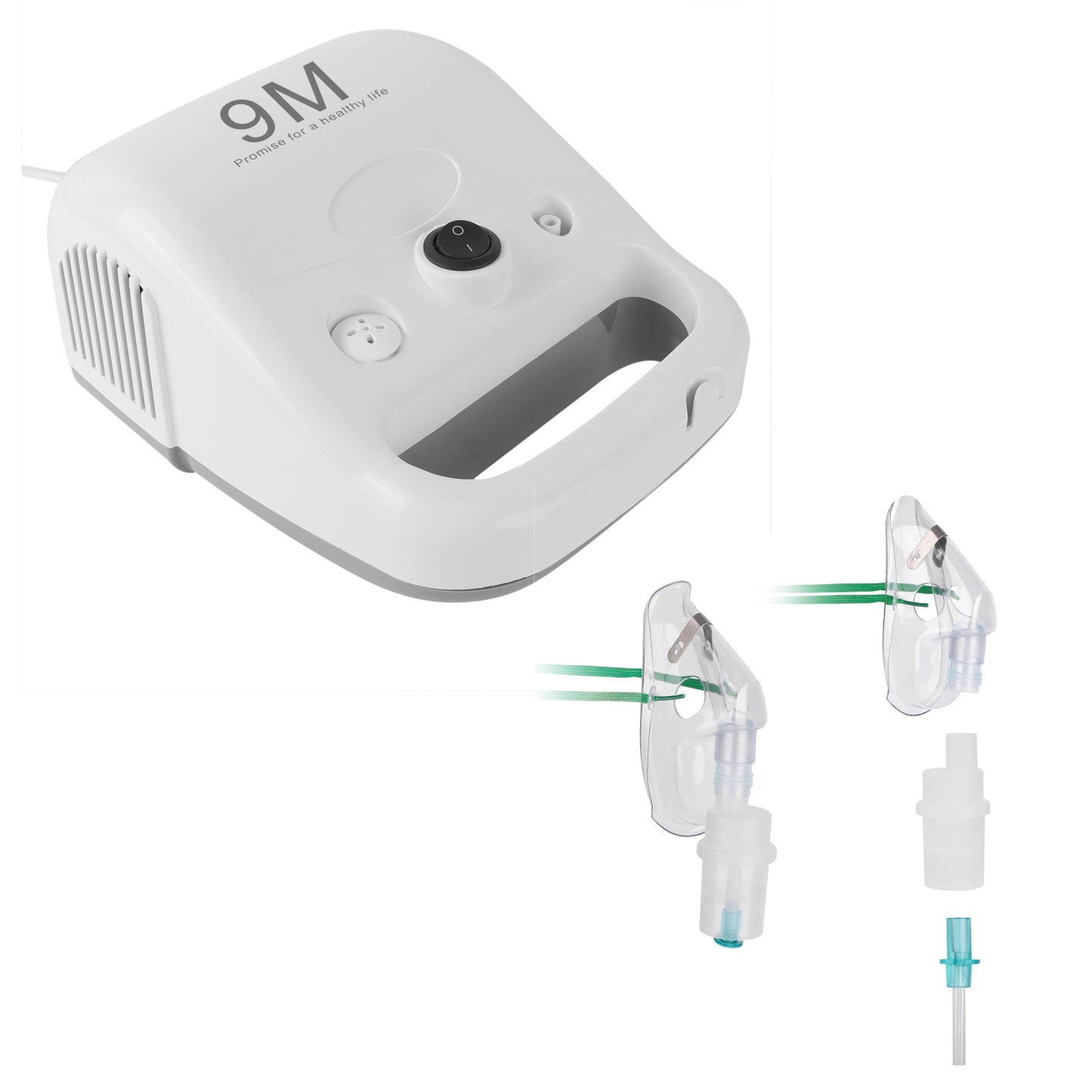 9M Handy Nebulizer Compressor Complete Kit Nebulizer with Child and Adult Masks