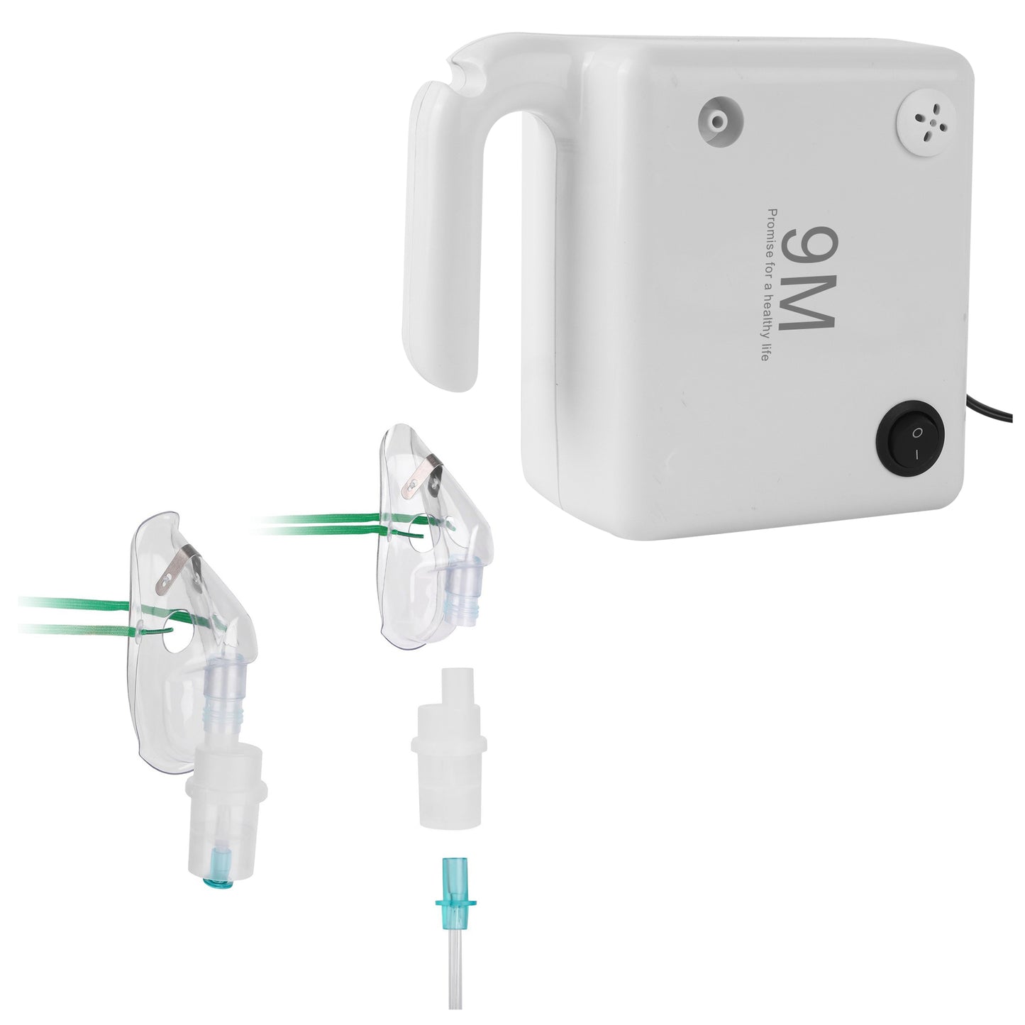 9M Mini Nebulizer Compressor Complete Kit Nebulizer with Child and Adult Masks