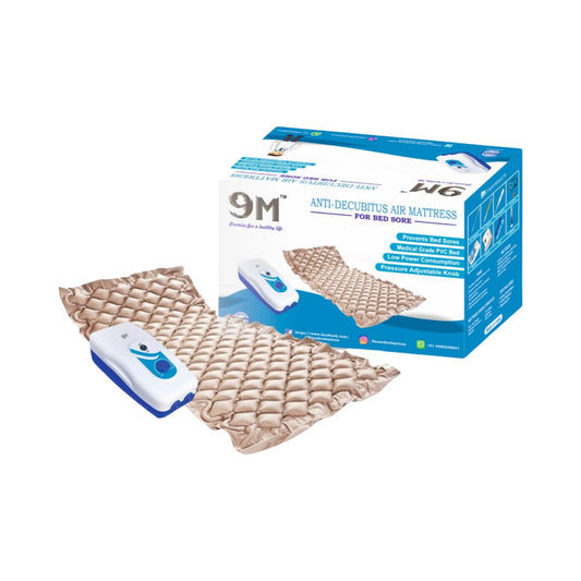 9M Anti Decubitus Bubble Air Bed with Pump for Patients Bed Sore Helps in Prevention of Bed Sores